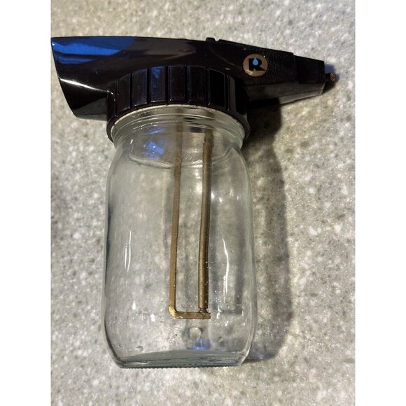 Rainbow Vacuum Cleaner attachment R-2522 Cleaner Sprayer w/ Glass Jar Vintage - Picture 2 of 9